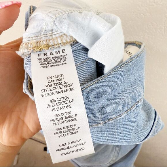 Frame Light Wash Denim Flared Bootcut Jeans Stretch 31 Le High - Picture 8 of 8